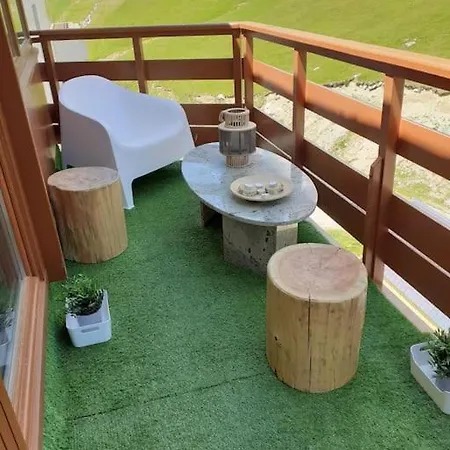 Chaleureux 4/6 Pers, Pied Des Pistes, Park. Apartmán La Mongie