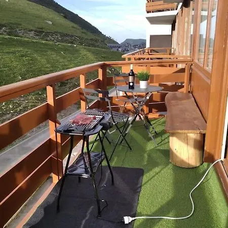 Chaleureux 4/6 Pers, Pied Des Pistes, Park. Apartmán La Mongie