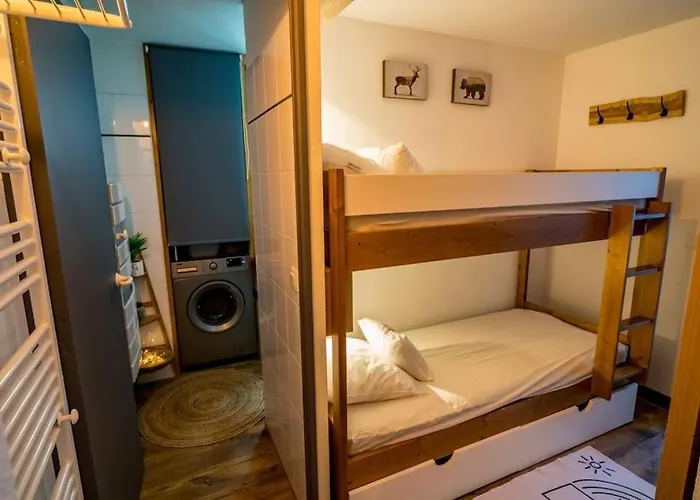 Chaleureux 4/6 Pers, Pied Des Pistes, Park. 라몽지